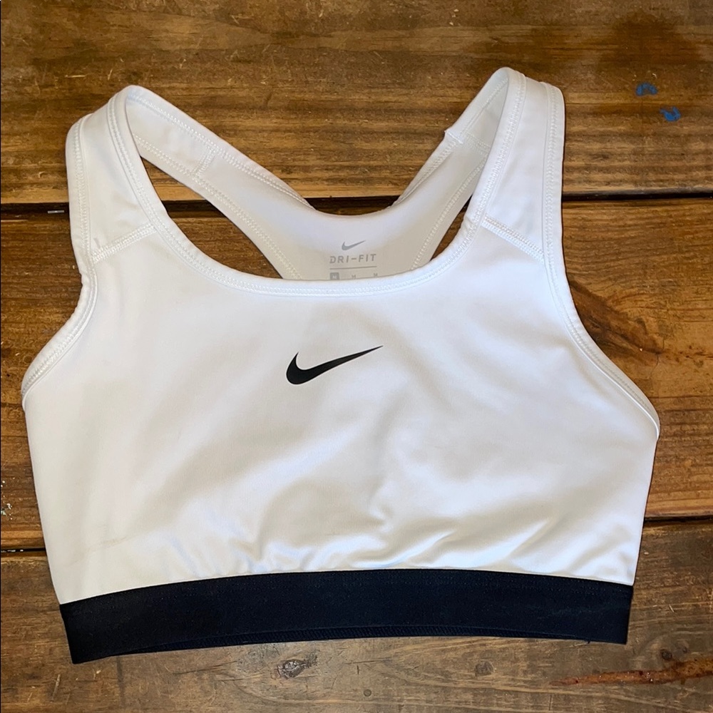 Nike Women's White Sports Bra
